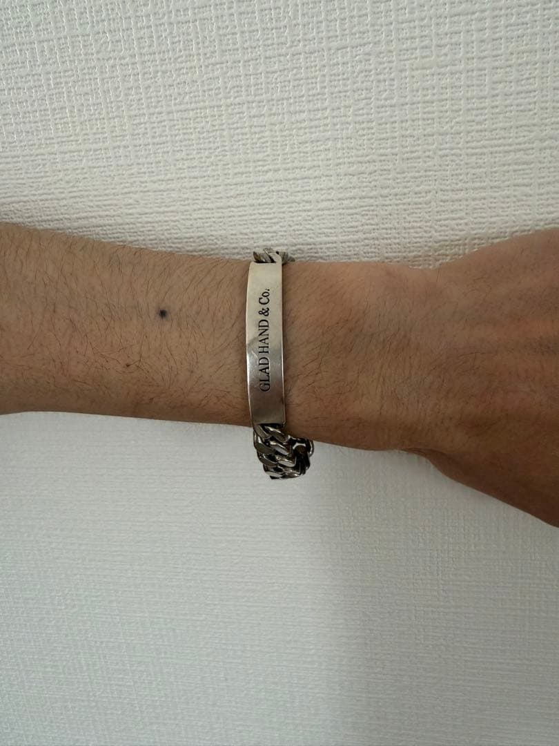 GLAD HAND & Co. シルバーチェーンブレスレット