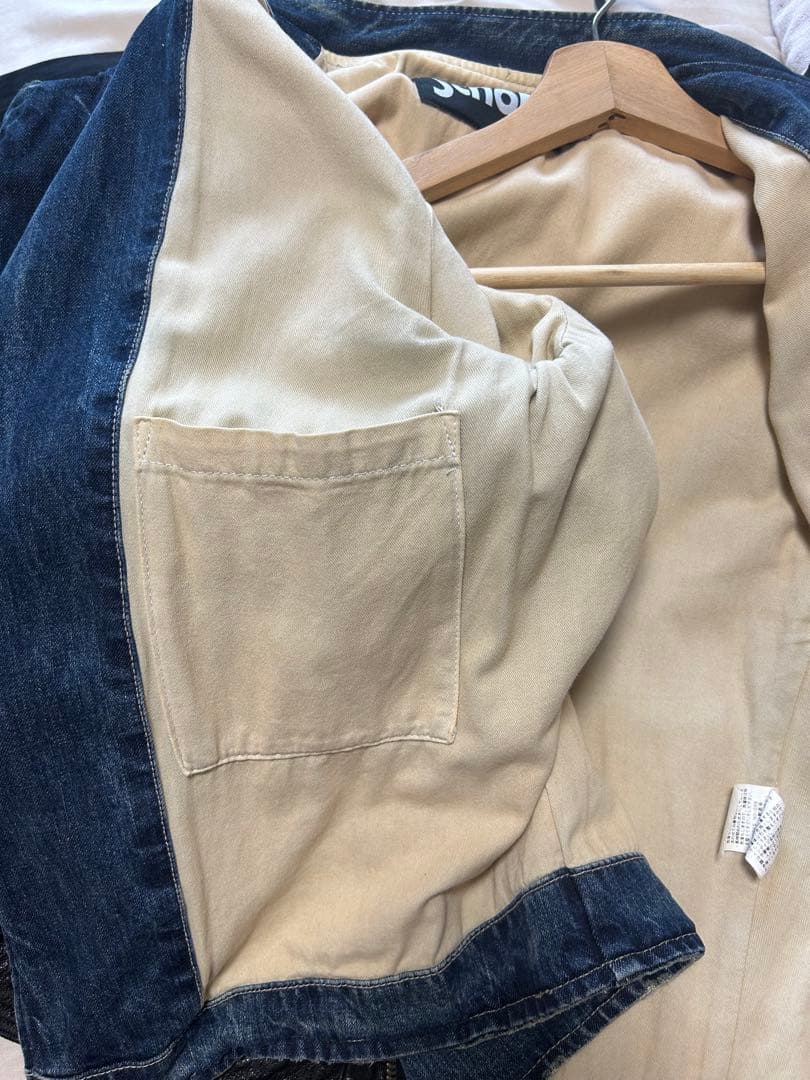 Schott デニム ライダースジャケット　【M】