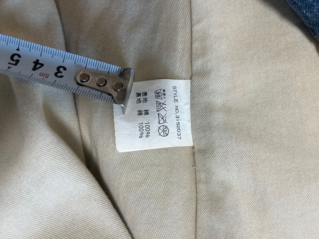 Schott デニム ライダースジャケット　【M】