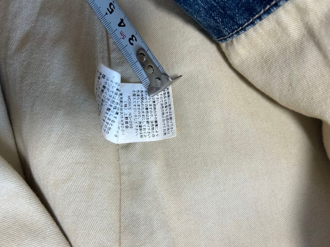 Schott デニム ライダースジャケット　【M】