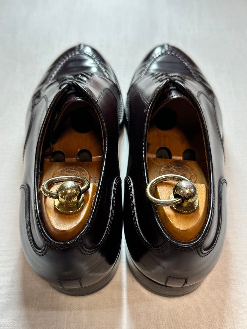 【美品良靴】ALDEN CORDVAN BURGUNDY UTIP 7D2210
