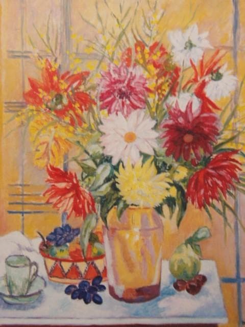 Henri Manguin、【Fleurs dans un Vase】
