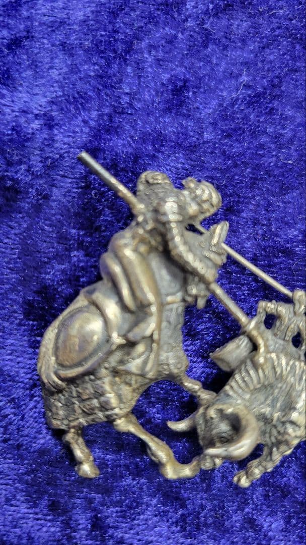 値下げ！ヴィンテージ メキシコ925 銀製 シルバーブローチ 闘牛士 繊細