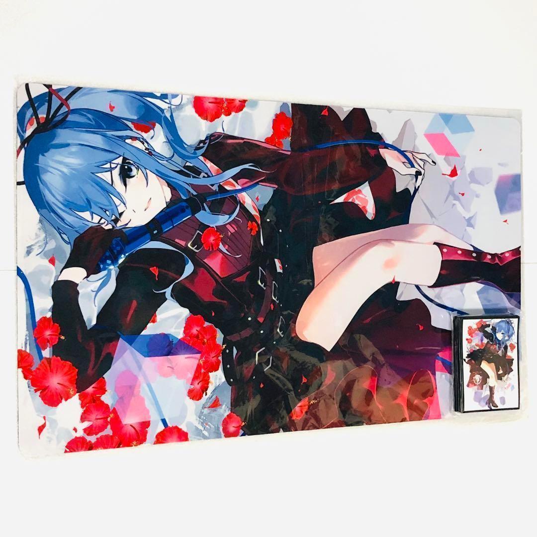 ホロライブ 星街すいせい ダークドレス スリーブ プレイマット 混沌の女神様