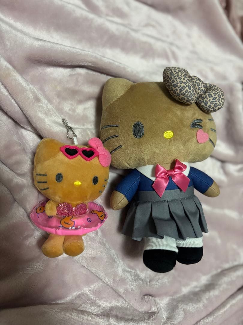 ガングロ キティちゃん BIG日焼け ぬいぐるみ キーホルダー ❣️激レア