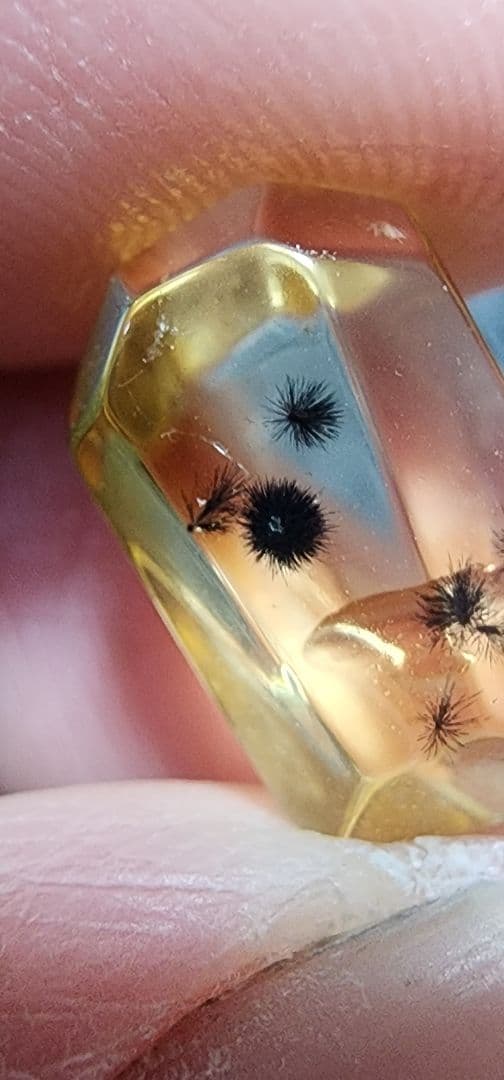 超レア●ホランダイト含有シトリン