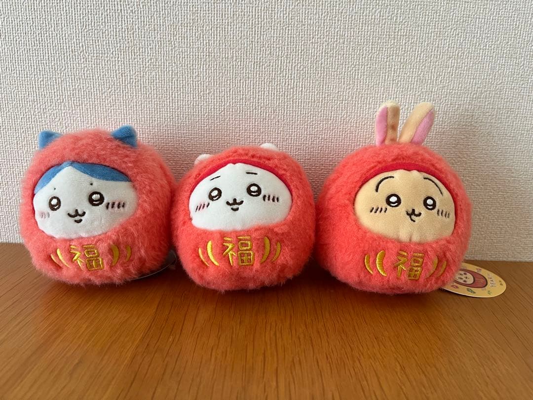 ちいかわだるまになっちゃった！ころりん 起き上がりこぼしぬいぐるみ 3体セット