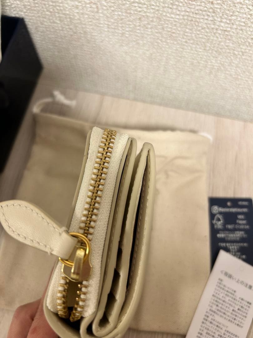 ポロベア Polo Ralph Lauren 二つ折り財布 ホワイト