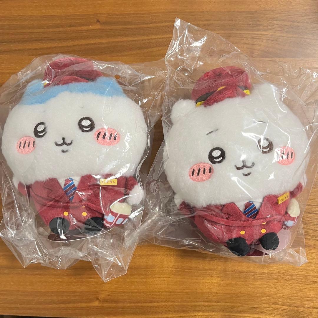 ちいかわ　ハチワレ　ぬいぐるみ　阪急電車なほわほわぬいぐるみS