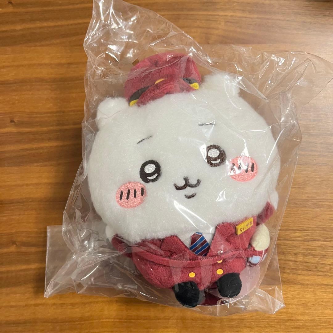 ちいかわ　ハチワレ　ぬいぐるみ　阪急電車なほわほわぬいぐるみS