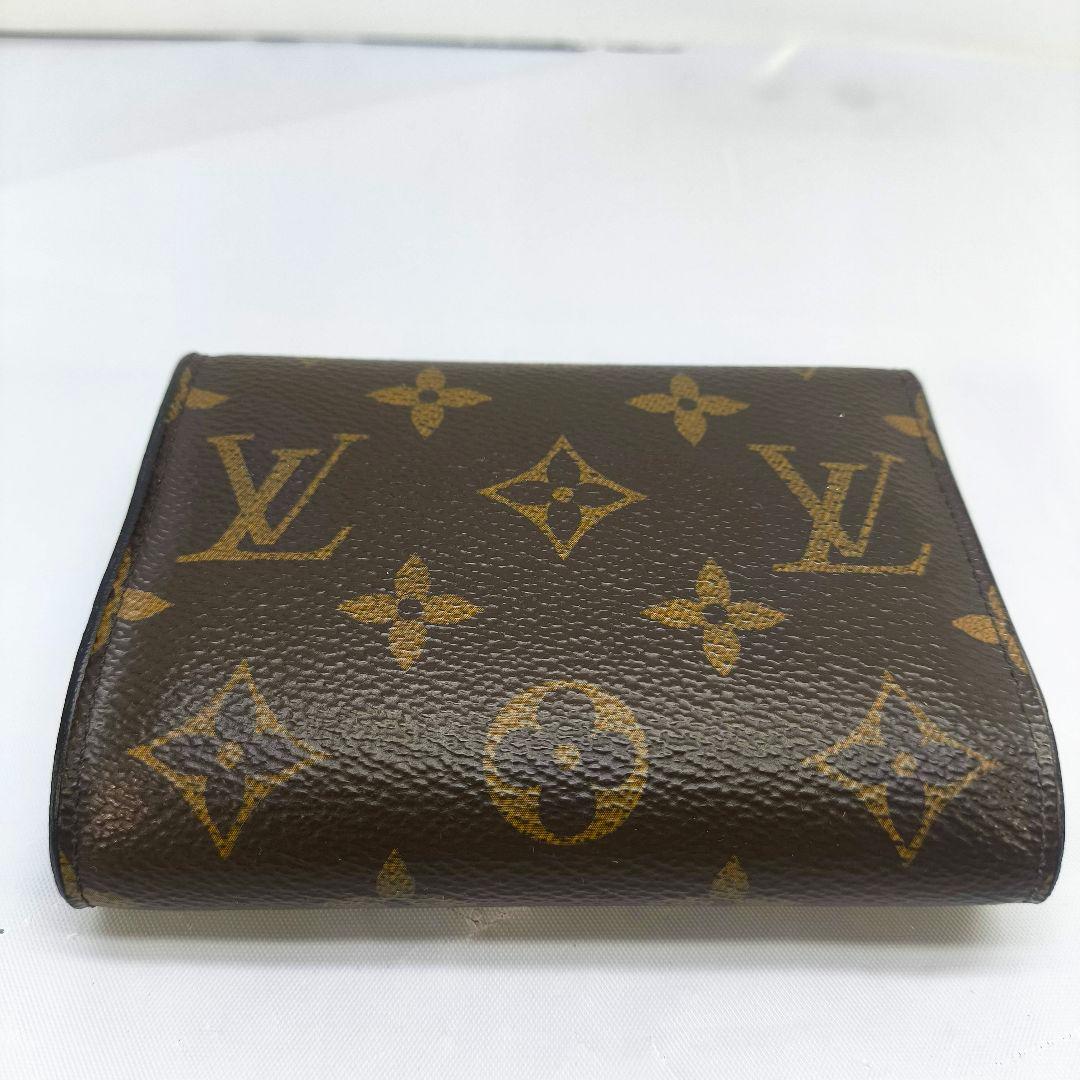 美品ルイヴィトン モノグラム ヴィクトリーヌ 三つ折り財布 コンパクトウォレット