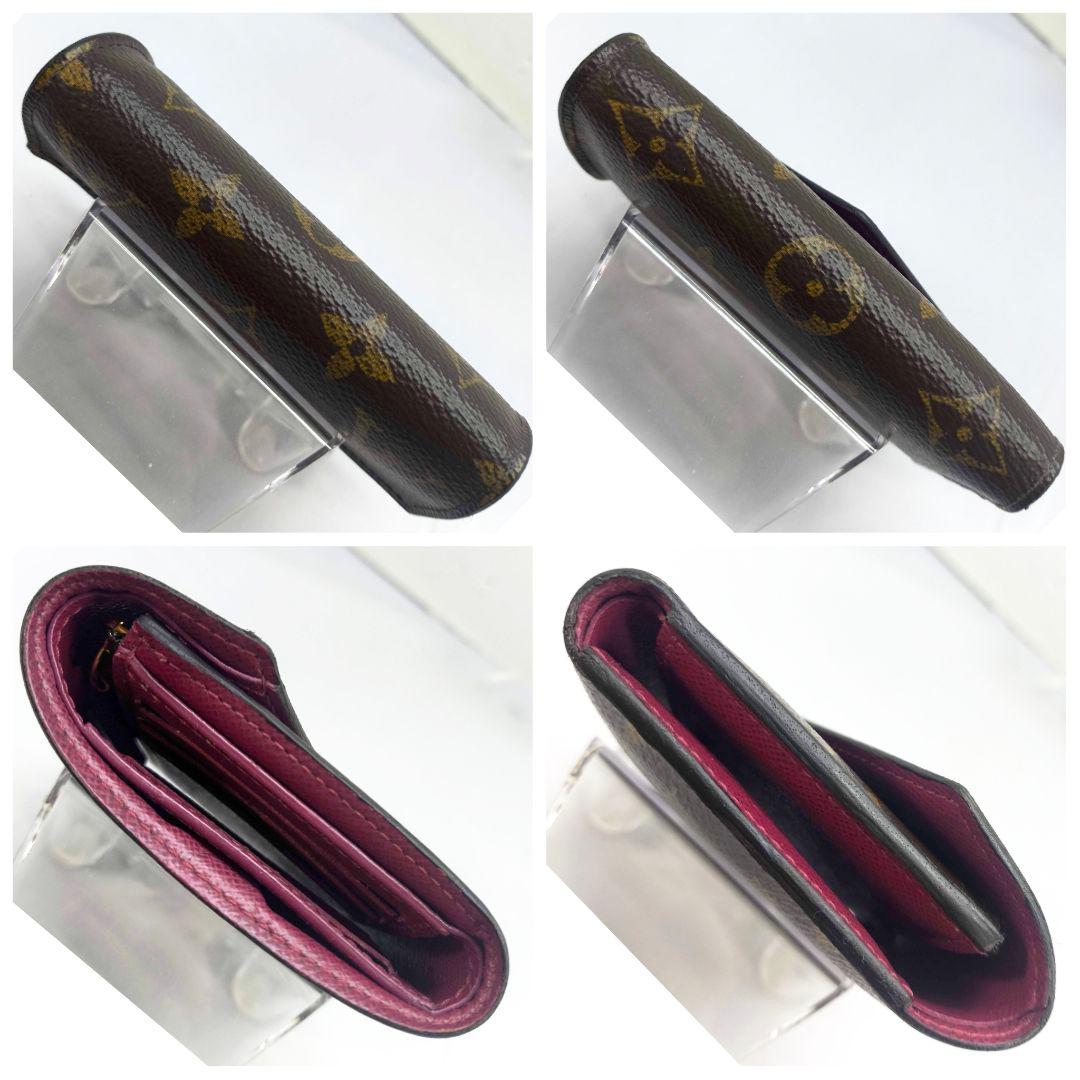 美品ルイヴィトン モノグラム ヴィクトリーヌ 三つ折り財布 コンパクトウォレット