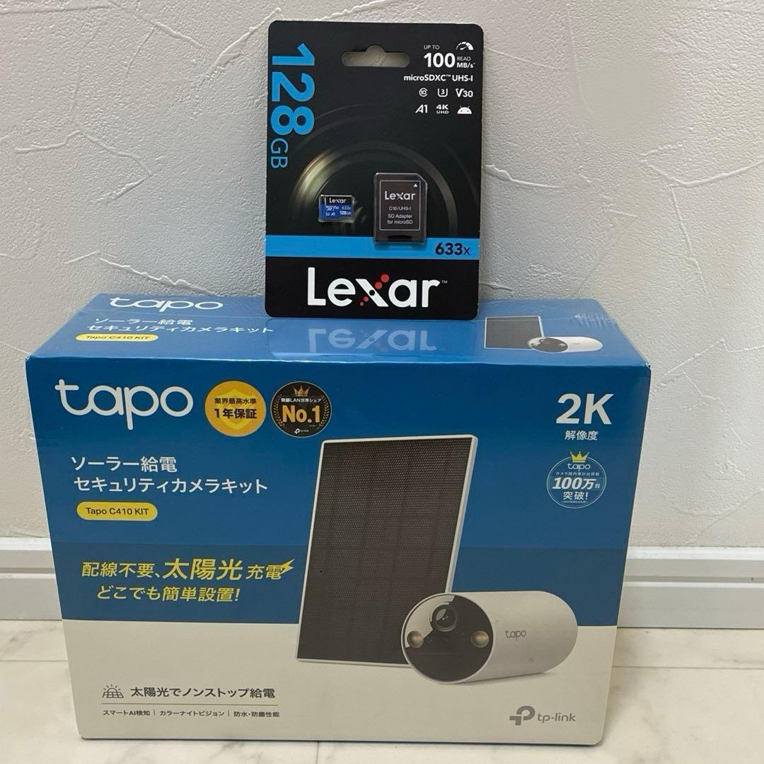 「美品.新品.未開封」Tapo C410 KIT ソーラー給電防犯カメラ