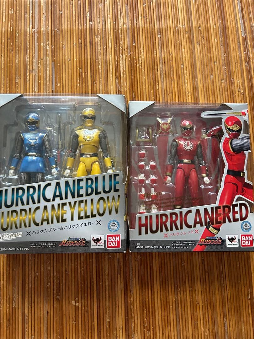 shfハリケンジャー ハリケンレッド　(限定)ハリケンブルー&ハリケンイエロー