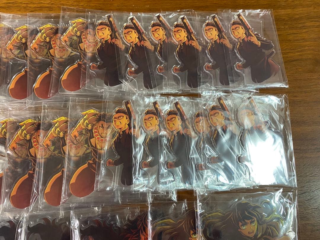 34点　黒死牟戦　アクリルスタンド　鬼滅の刃　実弥　無一郎　玄弥　悲鳴嶼　黒死牟