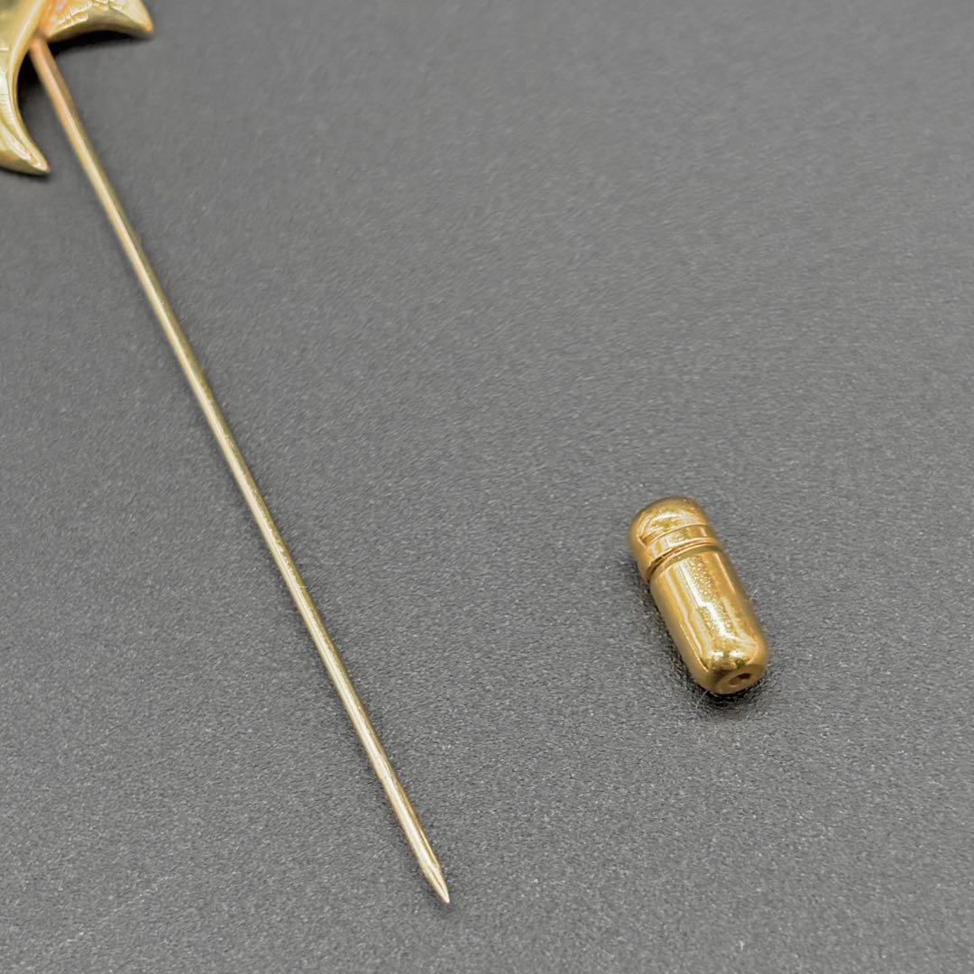 美品!! ディオール K18 OR750 ダイヤモンド ブローチ　約3.9g