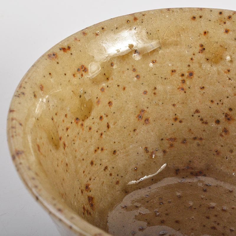 煎茶道具　明石焼　舞子焼　玉露煎茶碗　五客　在銘　時代箱付　V　R6980