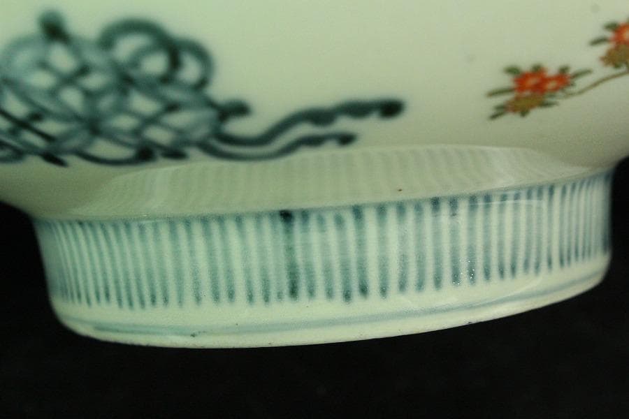 鍋島 色絵 皿 時代物(K-LC855)