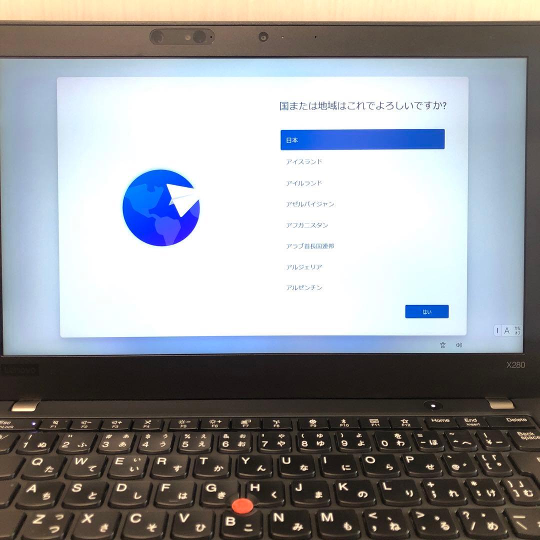 ThinkPad X280 i5 8350U 8GB 256GB タッチパネル
