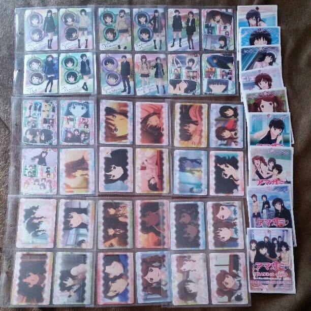 アマガミのトレーディングカード(ノーマルコンプリート)