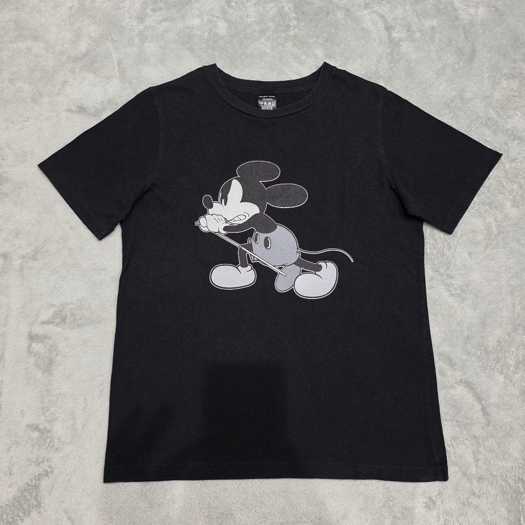 ナンバーナイン　ミッキーTシャツ　3　ブラック　ディズニー　レア　DISNEY