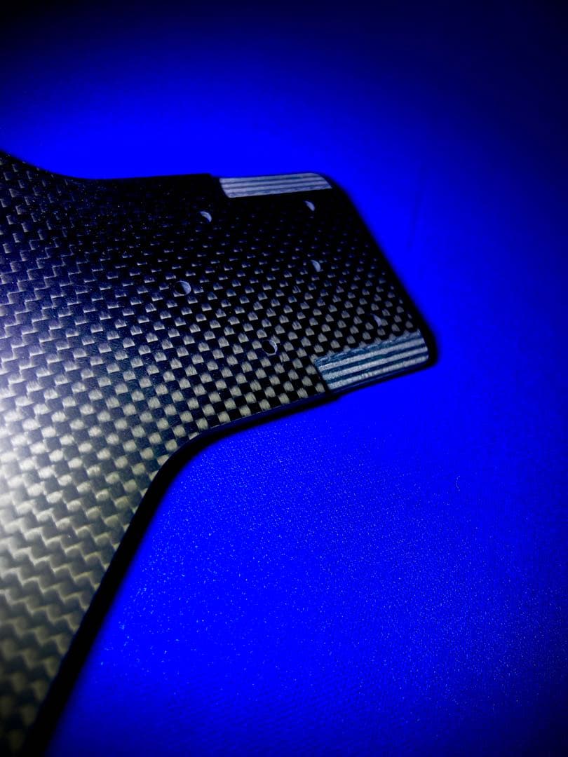 ヨコモ YZ-870C 用　特注スリット無し　カーボンシャーシ 3.0㎜