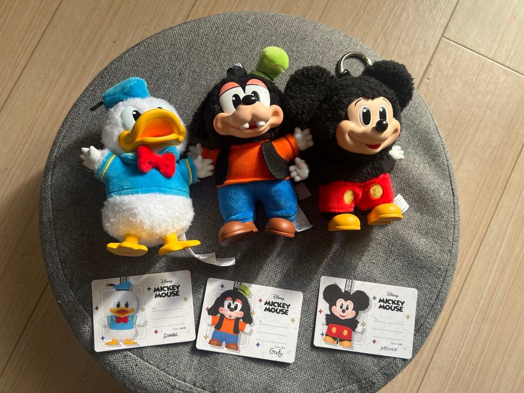 ポップマート ディズニー Mickey Family ぬいぐるみ 3点セット