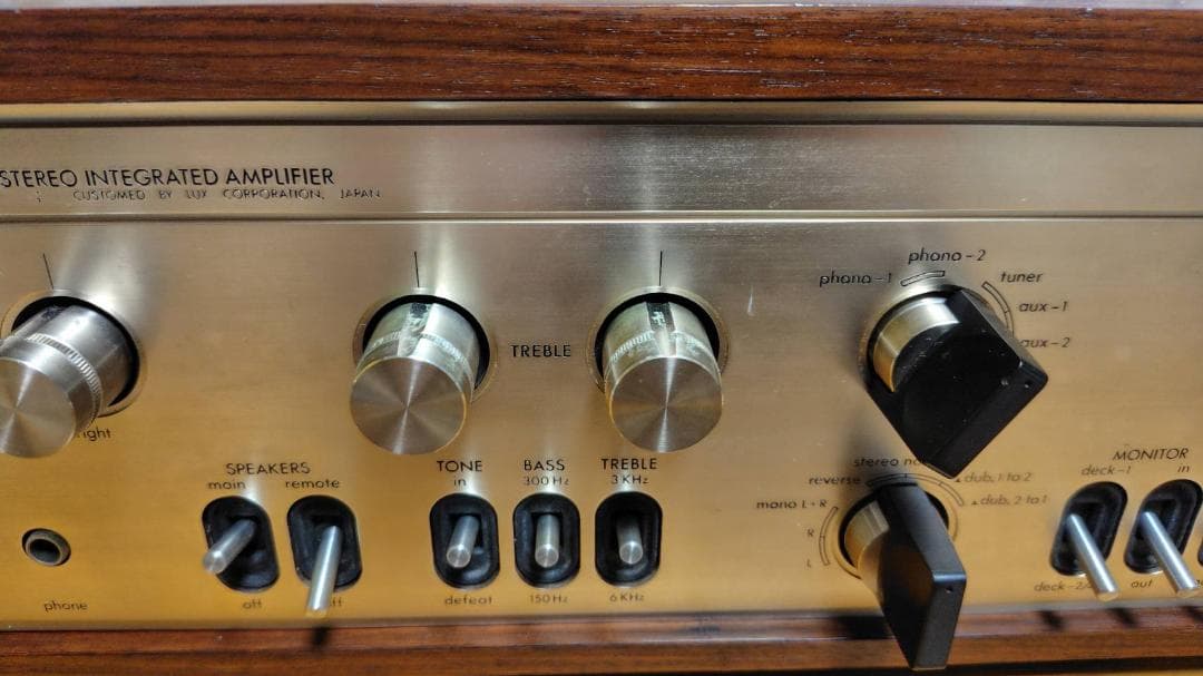 LUXMAN L-504 ステレオ プリメインアンプ インテグレーテッド