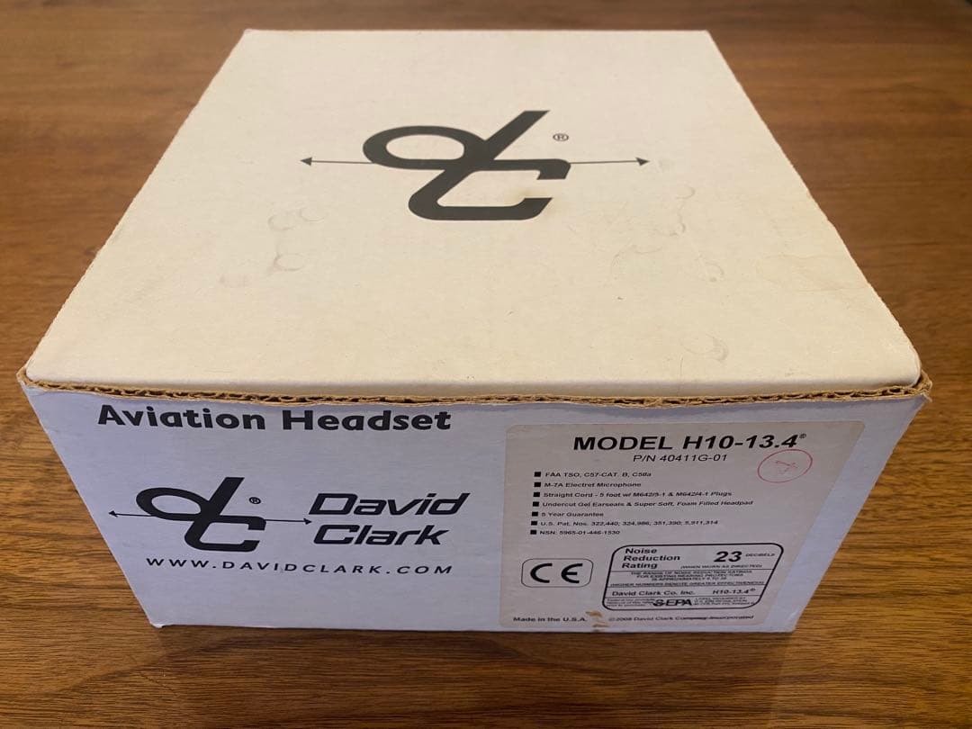 David Clark H10-13.4 航空ヘッドセット