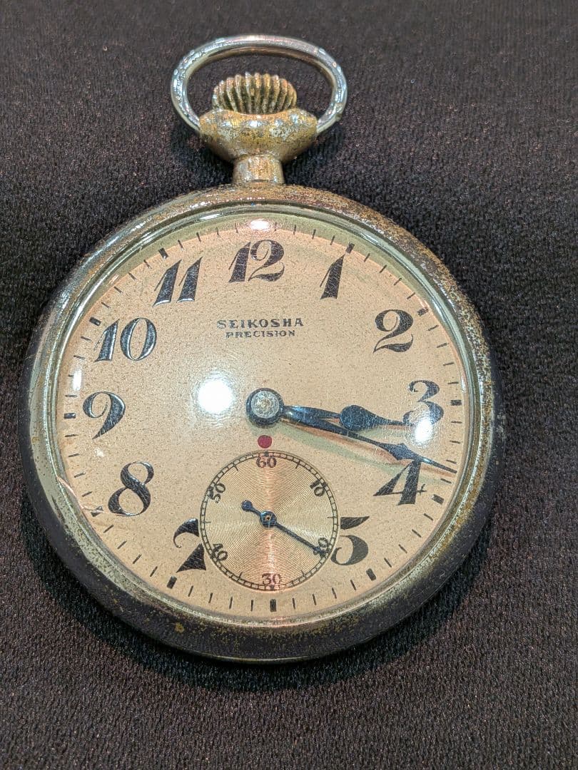 SEIKOSHA　PRECISION　国鉄19セイコー　スモールセコンド　不動品