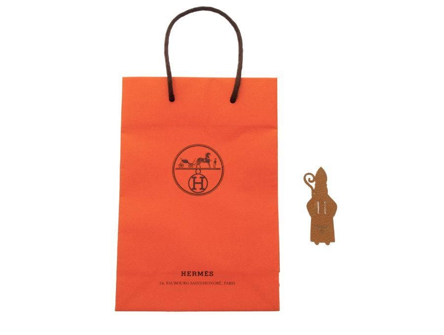 エルメス プティ・アッシュ ラッピングチャーム 司教 杖 ブラウン HERMES