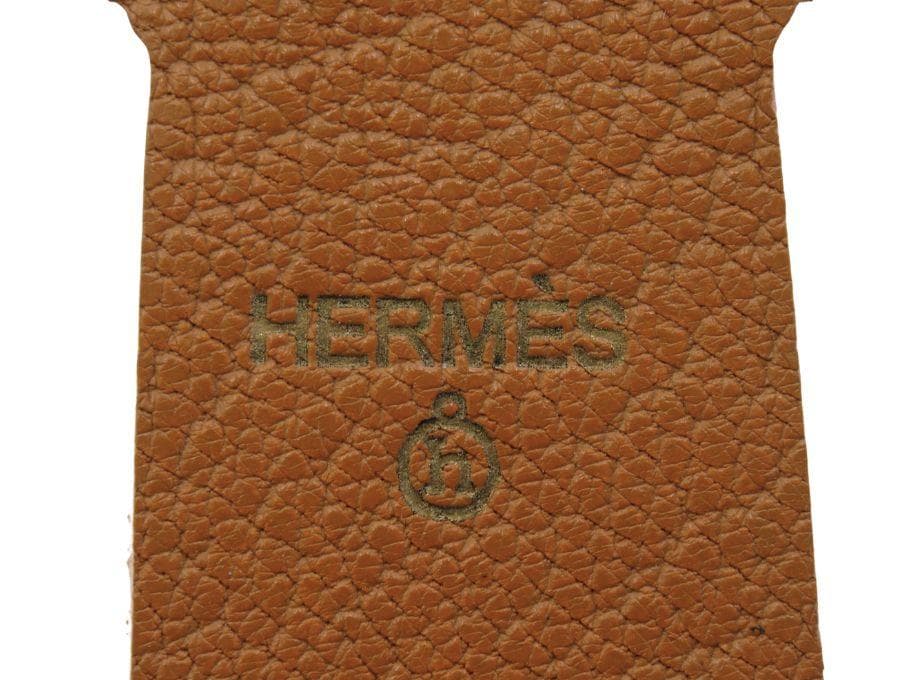 エルメス プティ・アッシュ ラッピングチャーム 司教 杖 ブラウン HERMES