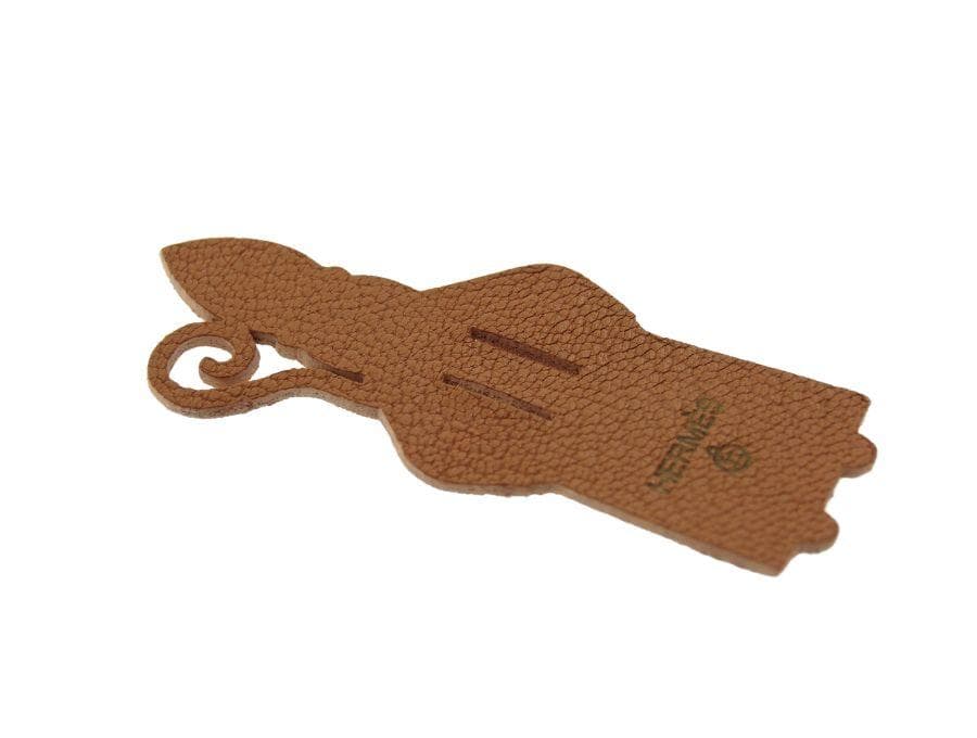 エルメス プティ・アッシュ ラッピングチャーム 司教 杖 ブラウン HERMES