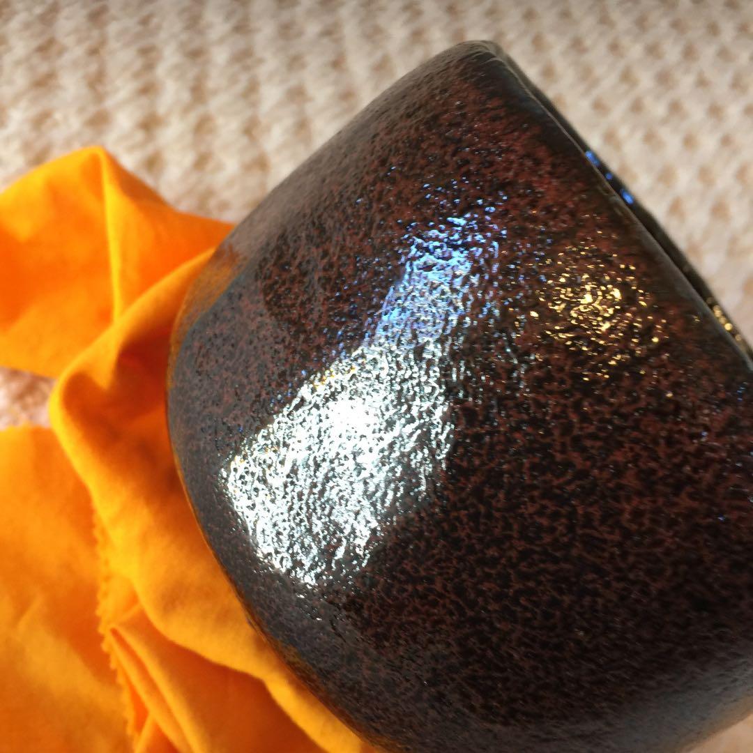 お茶道具 楽焼 三代 昭楽 お茶碗 共箱 美品