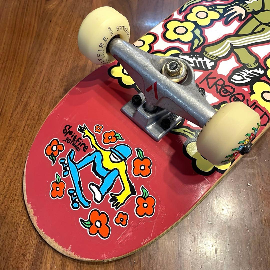 クルキット　美品　スケボー　スピットファイア　子供用　ベンチャートラック　7.5