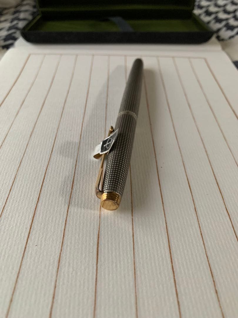 万年筆／パーカー75 スターリングシルバー 14Kペン先コンバーター付き