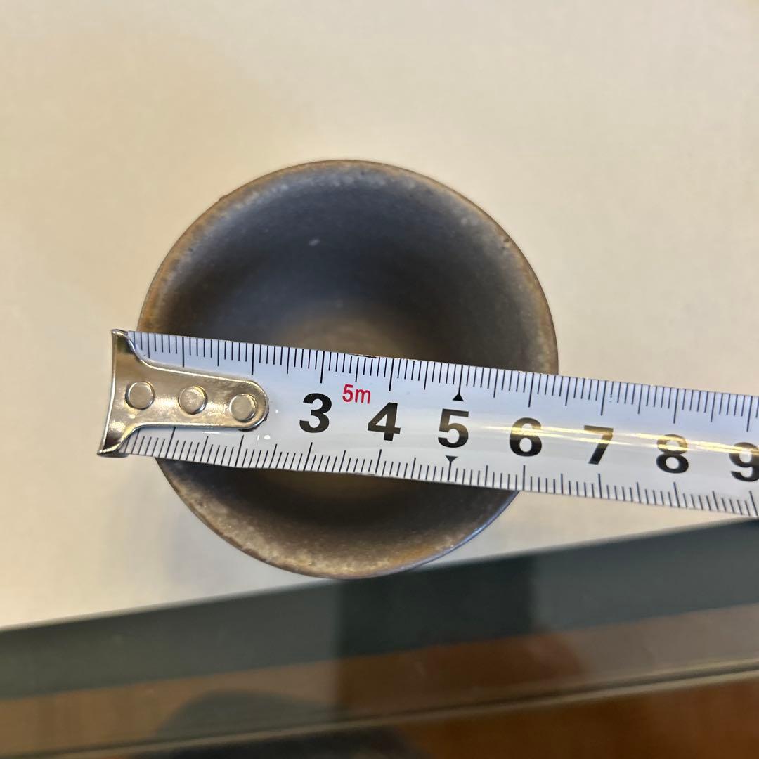 『値引き』備前焼　藤田龍峰　煎茶器　煎茶碗5客　青備前