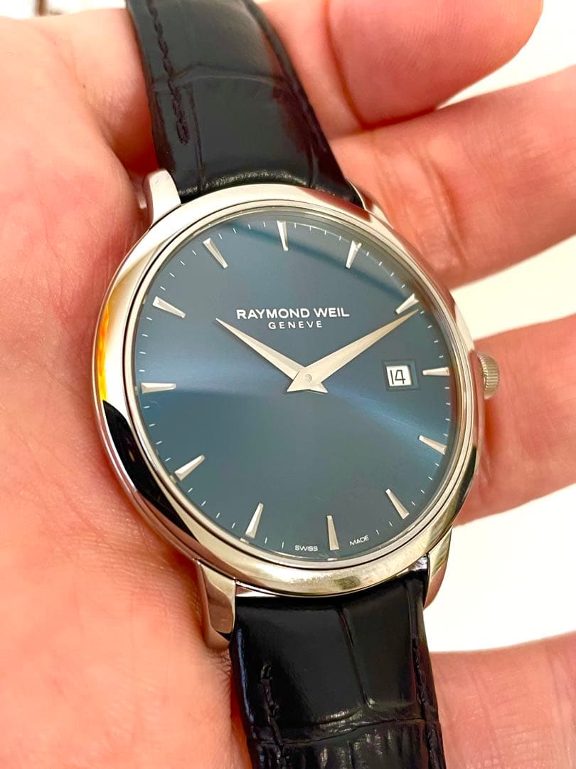 美品 RAYMOND WEIL クォーツ　5488-STC-50001 腕時計青