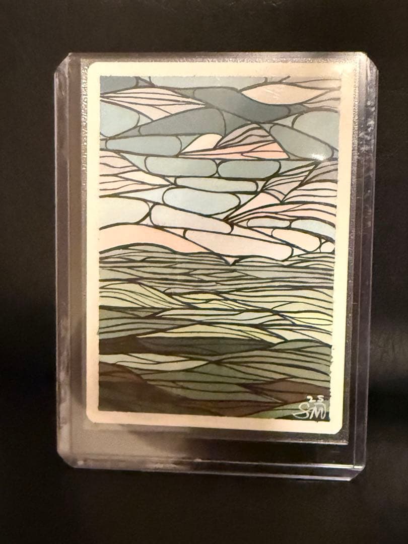 mtg アーティストプルーフ　jesper myrfors 平地　ペイント