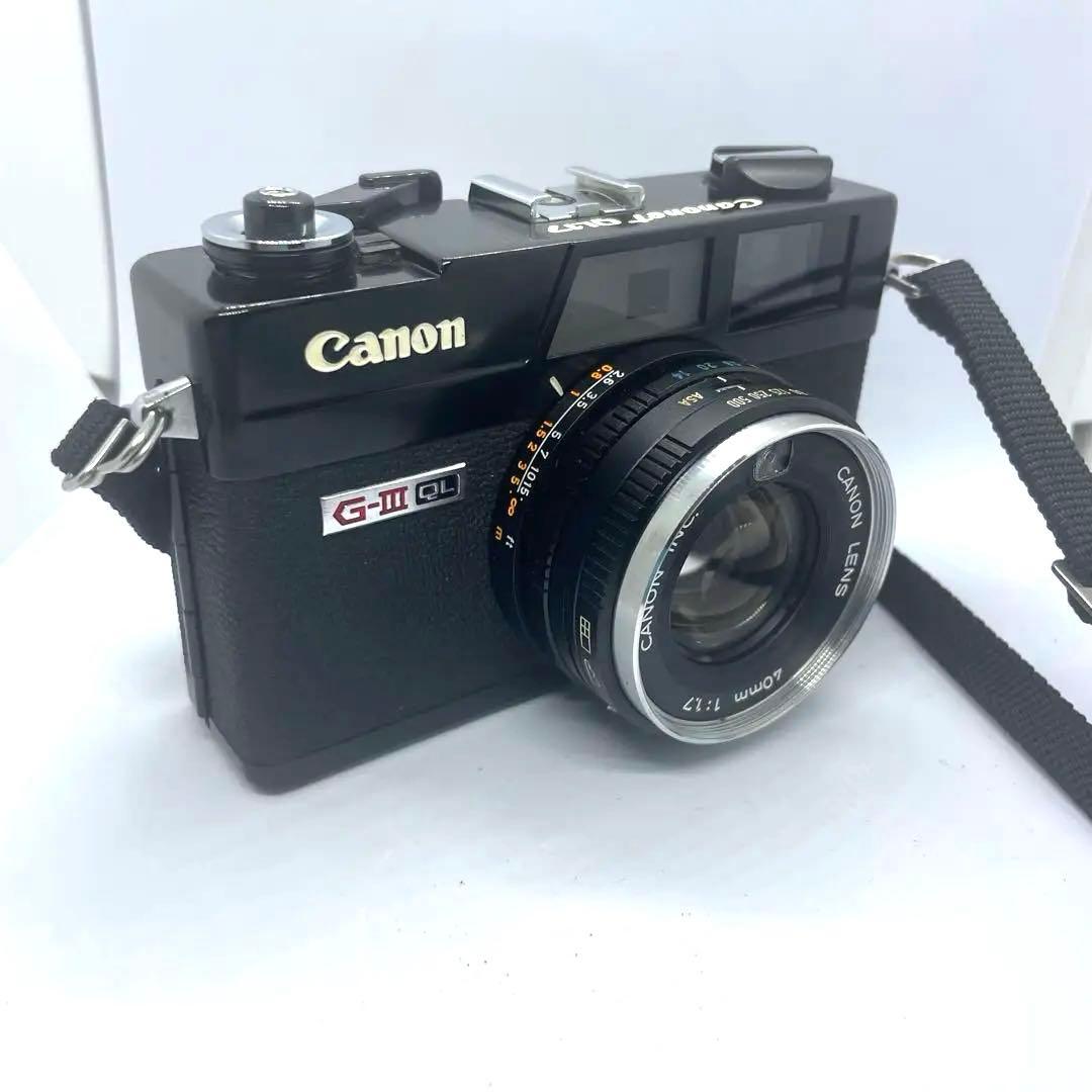 【美品ジャンク】Canon Canonet QL17 G-III ブラック