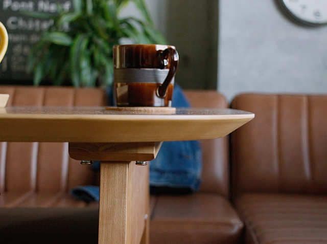 【天板66cm】国産木製ダイニングテーブル