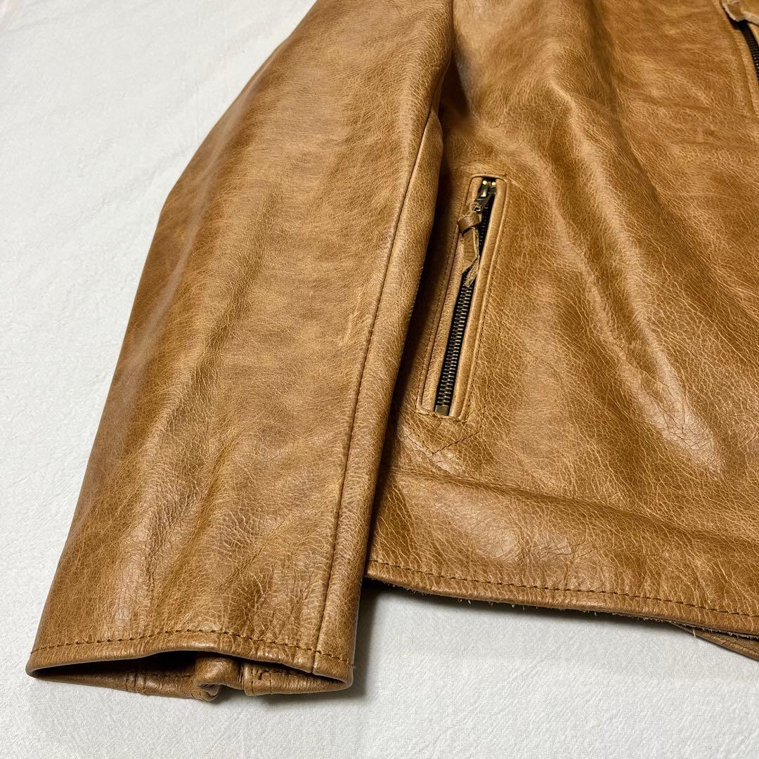 UABONI ユアボニ シングルライダースジャケット 牛革