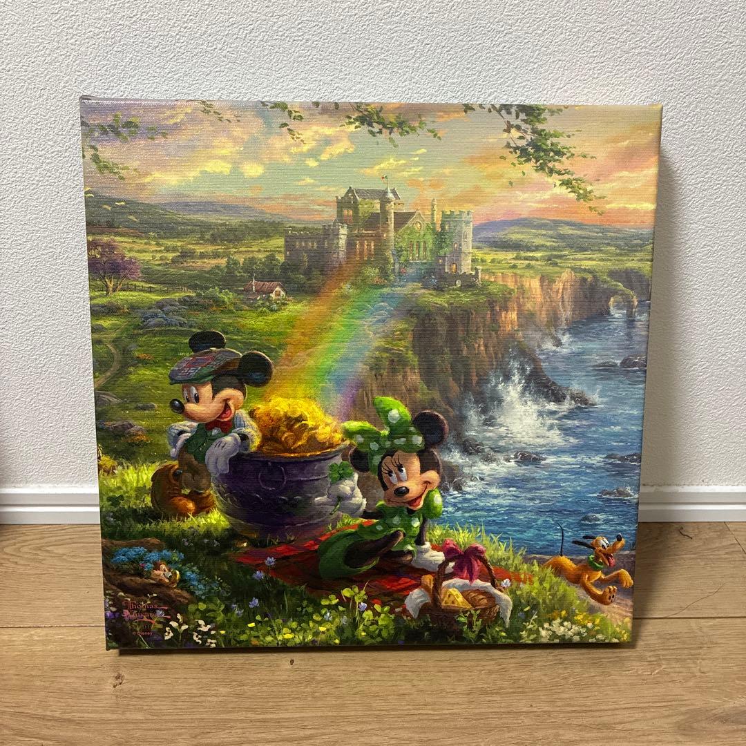 は*み様 キャンバスアート　トーマス・キンケード ミッキー・マウス Disney