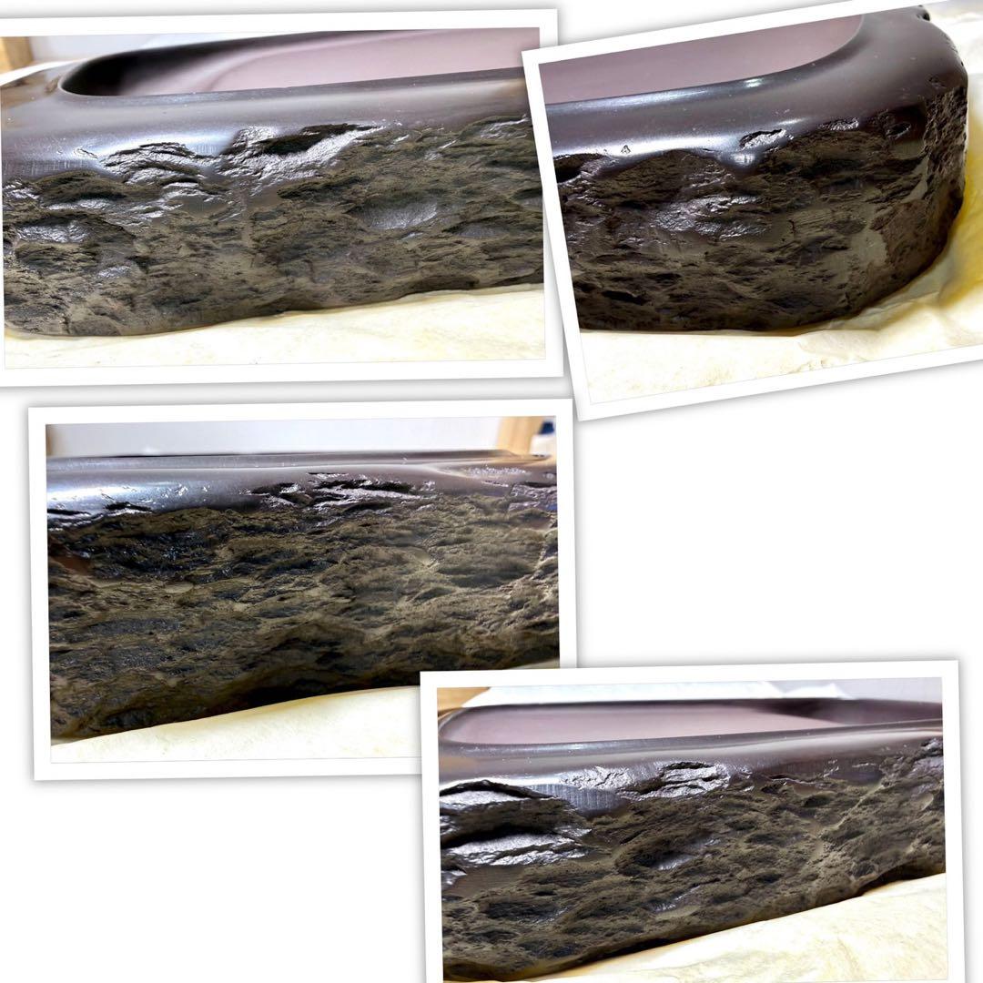 未使用 箱付き 赤間硯 赤間紫金石 昭竜山作 約3キロ