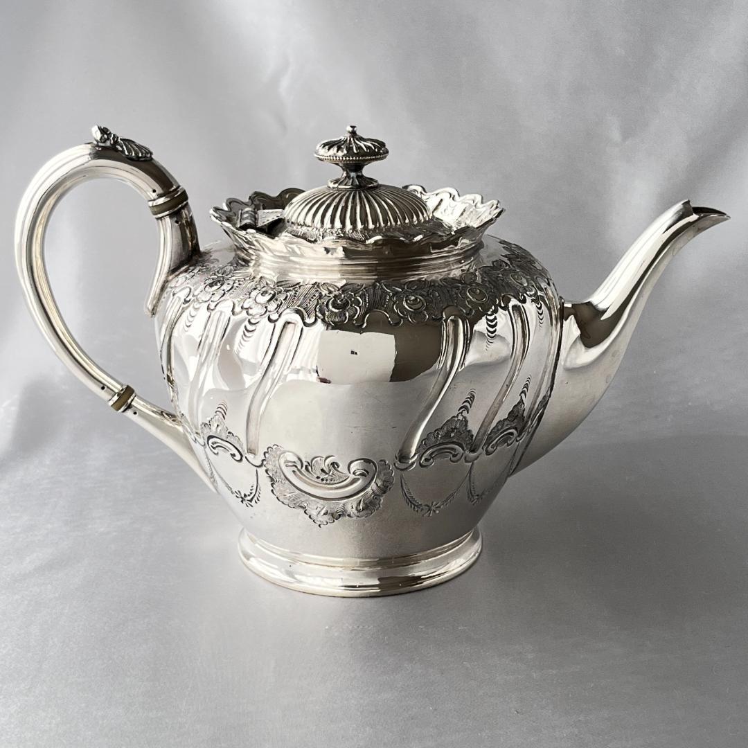 【James Dixon 】 ビクトリアン ティーセット 3点 ティーポット