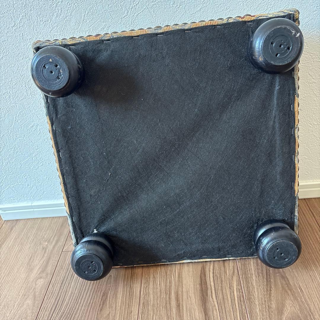 フットレスト タペストリー風クッション 動物モチーフ