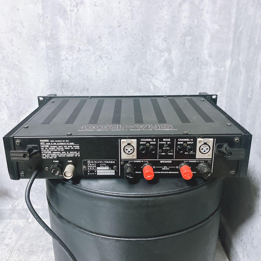 【希少】Roland SRA-1200 パワーアンプ￼ローランドテック