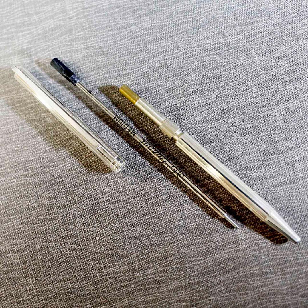 【美品 送料込み】デュポン ボールペン シルバー