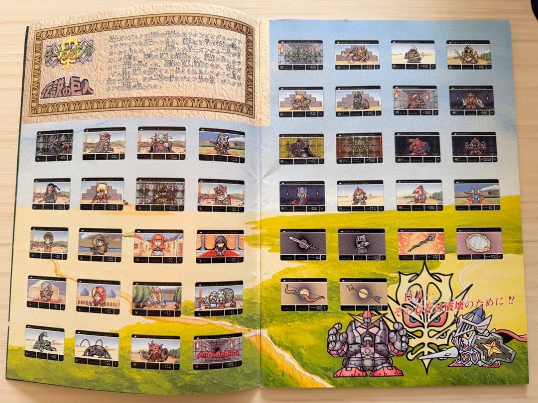 抽選プレゼント非売品　バンダイSDガンダム外伝パーフェクトコレクションムック