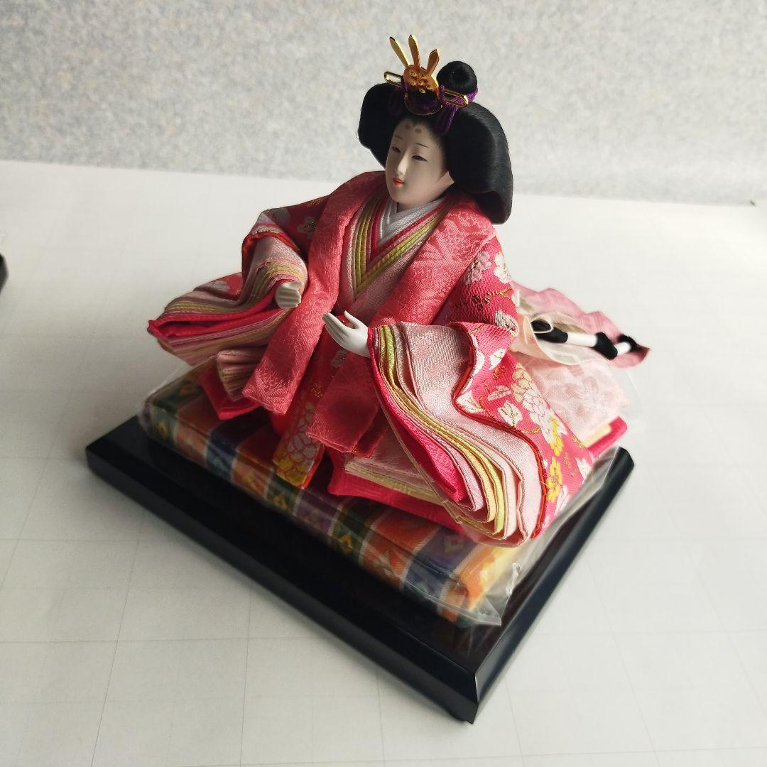 【 未使用・長期保管品】［ひな飾り］内裏雛（男雛 女雛）・親王台